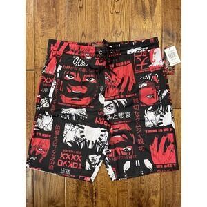 Tokyo Fresh Prints of Tokyo Drill Clothing Company Large Shorts New $52.